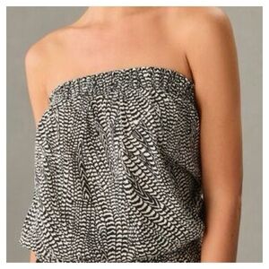 NWT! Anthropologie Strapless Top